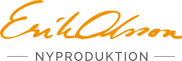 Erik Olsson Nyproduktion Logotyp, länk till startsidan