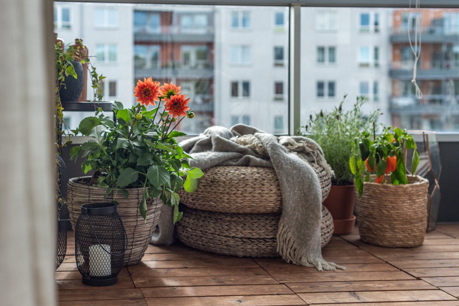 Balkongen kan bli din en egna lilla "hemmaträdgård".